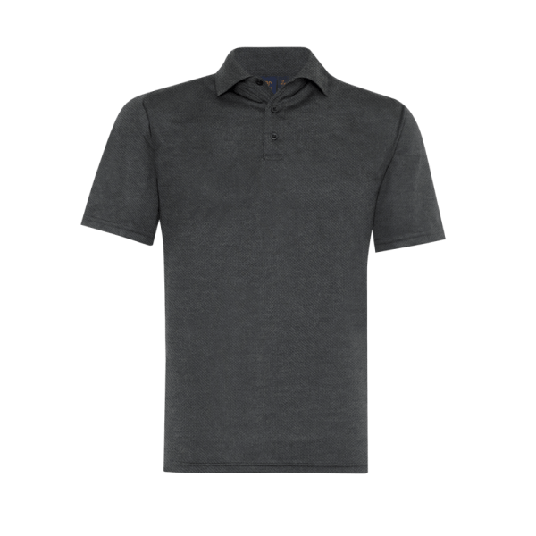 Oxford Gray Dry Fit Polo Shirt For Men